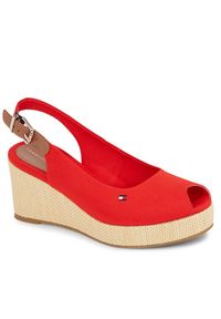 TOMMY HILFIGER - Espadryle Tommy Hilfiger. Kolor: czerwony