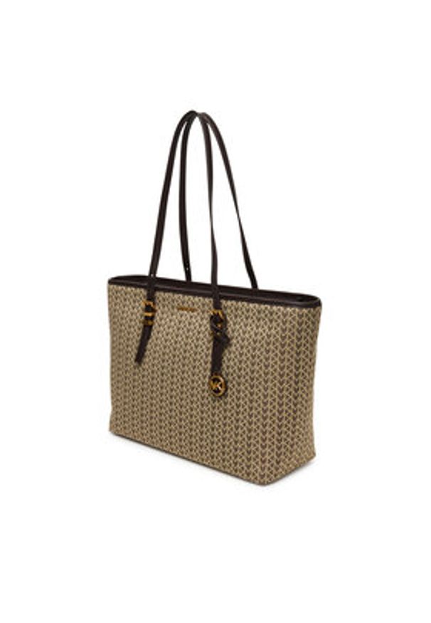 MICHAEL Michael Kors Torebka Quinn 30T5AQNT9O Brązowy. Kolor: brązowy. Materiał: skórzane