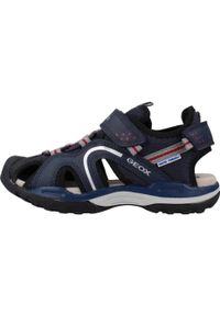 Geox - Sandały GEOX J BOREALIS BOY B Czarny. Kolor: czarny. Materiał: syntetyk, tkanina. Sezon: lato