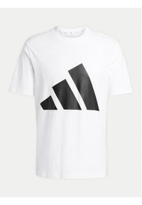 Adidas - adidas T-Shirt Essentials Big Logo JE8943 Biały Regular Fit. Kolor: biały. Materiał: bawełna #5
