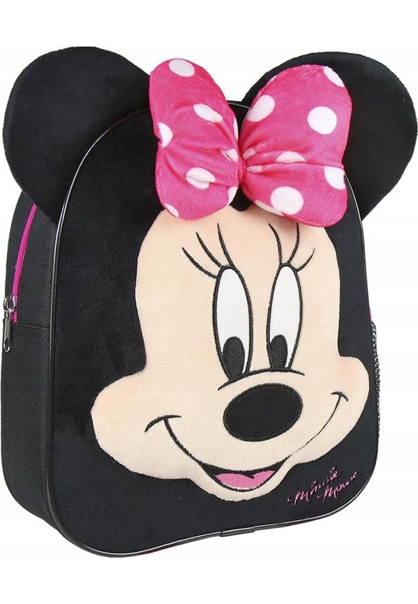 NoName - Plecak dziecięcy Minnie Mouse 4469 Czarny. Kolor: czarny. Wzór: motyw z bajki