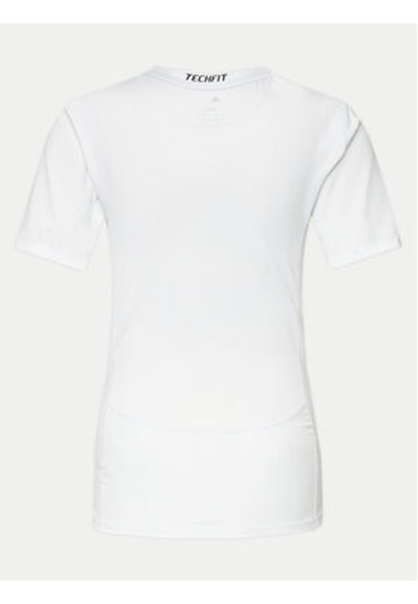Adidas - adidas Koszulka techniczna Techfit Compression JE6699 Biały Slim Fit. Kolor: biały. Materiał: syntetyk. Technologia: Techfit (Adidas)