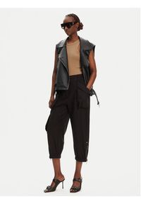 Pinko - PINKO Spodnie materiałowe Vedrai 104704 A2ER Czarny Regular Fit. Kolor: czarny. Materiał: bawełna #4