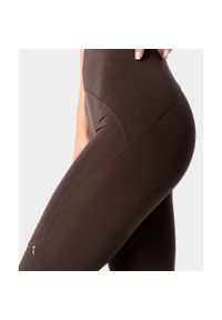 Legginsy dla kobiet na siłownię Carpatree Dazzle. Kolor: brązowy. Sport: fitness