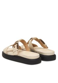 Clarks Klapki Aristella West 26185812 Écru. Kolor: kremowy. Materiał: skóra #4