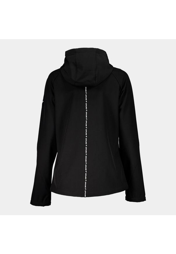 Kurtka softshell damska Joma Explorer. Kolor: czarny. Materiał: softshell