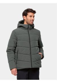 Jack Wolfskin Kurtka zimowa Karolinger Jkt 1207831 Zielony Regular Fit. Kolor: zielony. Materiał: syntetyk. Sezon: zima