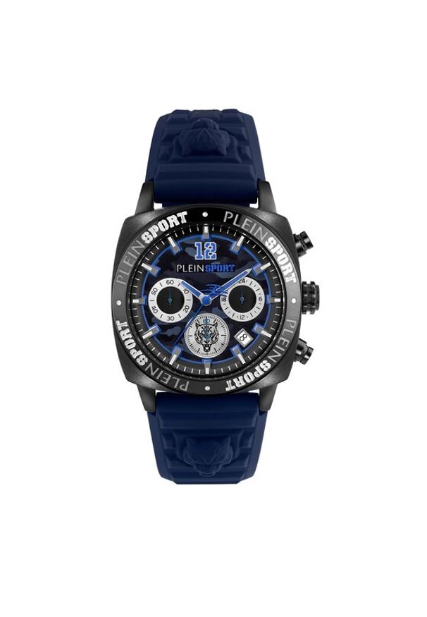 Plein Sport Zegarek Wildcat PSGBA0323 Granatowy. Kolor: niebieski. Materiał: syntetyk. Styl: sportowy