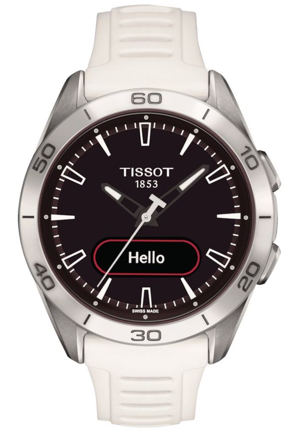 Zegarek TISSOT T-Touch Connect Sport T153.420.47.051.03. Rodzaj zegarka: cyfrowe. Materiał: materiał. Styl: sportowy
