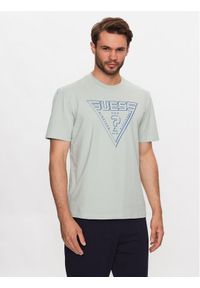 Guess T-Shirt Z3YI04 J1314 Niebieski Regular Fit. Kolor: niebieski. Materiał: bawełna #1