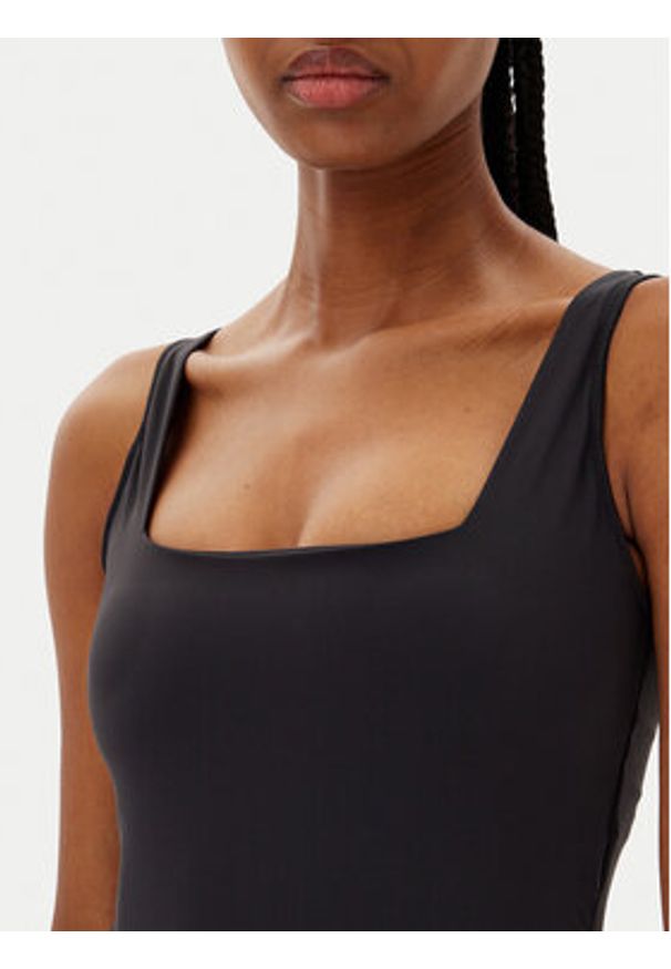 Hunkemöller Body Smooth 206772 Czarny Slim Fit. Kolor: czarny. Materiał: syntetyk
