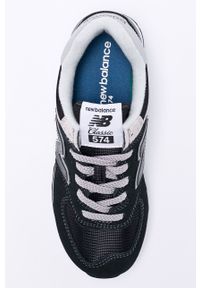 New Balance - Buty WL574EB. Nosek buta: okrągły. Zapięcie: sznurówki. Kolor: czarny. Materiał: guma. Model: New Balance 574 #4