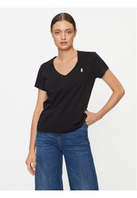 Polo Ralph Lauren T-Shirt 211902403003 Czarny Regular Fit. Typ kołnierza: polo. Kolor: czarny. Materiał: bawełna #1