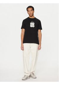 Hugo - HUGO T-Shirt Dalayer 50535363 Czarny Regular Fit. Kolor: czarny. Materiał: bawełna #5