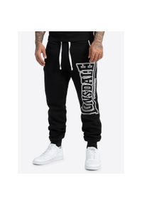 Spodnie do biegania Lonsdale Marldon. Okazja: na co dzień. Kolor: czarny. Materiał: dresówka. Styl: casual, sportowy #1