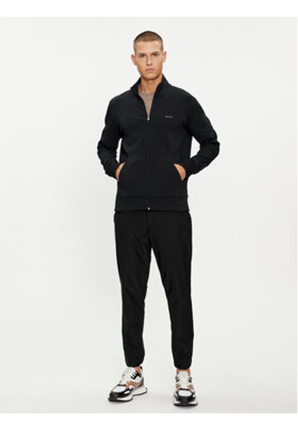 BOSS - Boss Bluza Skaz 50506152 Czarny Regular Fit. Kolor: czarny. Materiał: bawełna