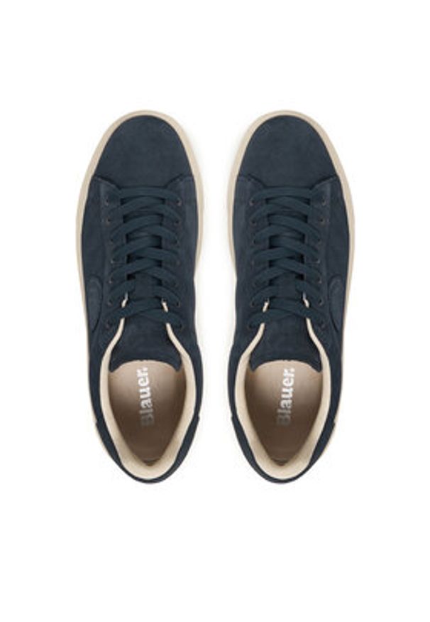 Blauer Sneakersy S6BUCK12/SUP Szary. Kolor: szary. Materiał: skóra, zamsz