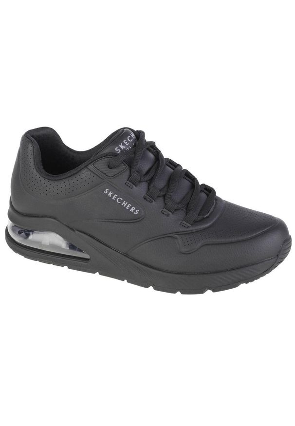 skechers - Buty do chodzenia damskie, Skechers Uno 2 - Air Around You. Kolor: czarny. Materiał: materiał, tkanina, syntetyk. Model: Skechers Sport. Sport: turystyka piesza