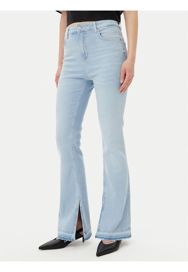 BOSS Jeansy Rosa 50539642 Niebieski Bootcut Fit. Kolor: niebieski