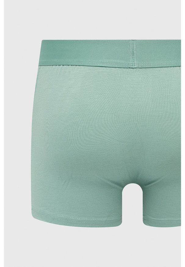 Resteröds - Bokserki Bamboo Viscose (5-pack). Kolor: zielony. Materiał: włókno, bawełna