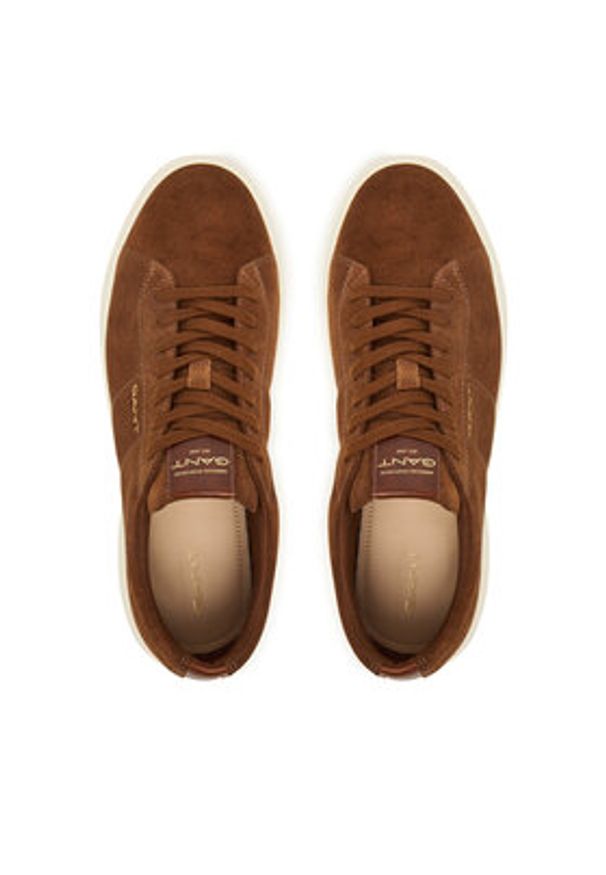 GANT - Gant Sneakersy 30633873 Brązowy. Kolor: brązowy. Materiał: zamsz, skóra