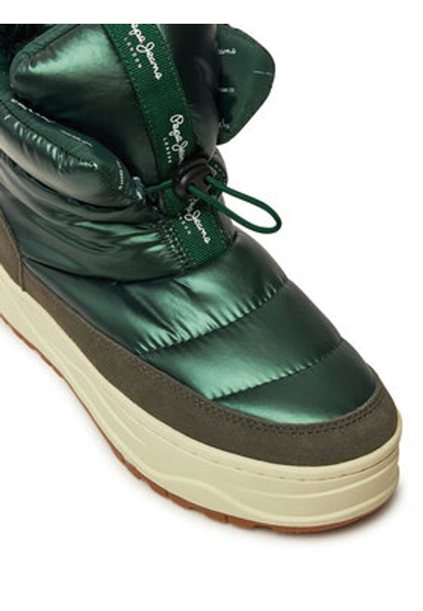 Pepe Jeans Śniegowce PLS50554 Zielony. Kolor: zielony. Materiał: materiał