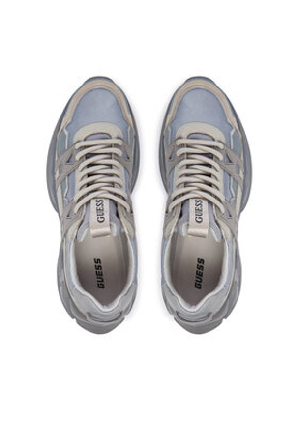 Guess Sneakersy FMFUNO ELE12 Szary. Kolor: szary. Materiał: skóra