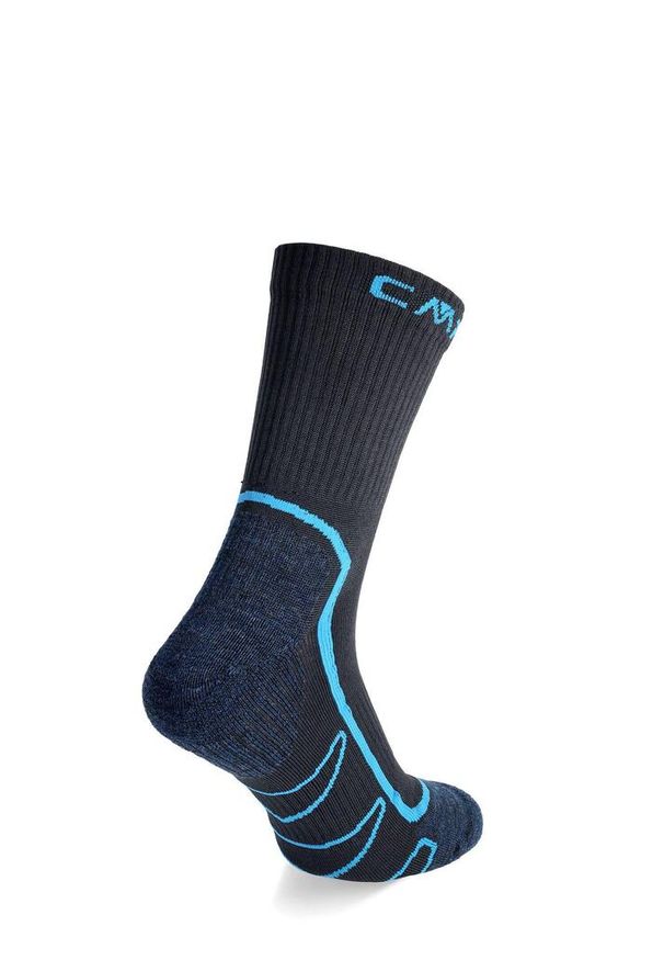 Skarpety turystyczne CMP Trekking Sock Poly Mid. Kolor: niebieski. Sport: turystyka piesza