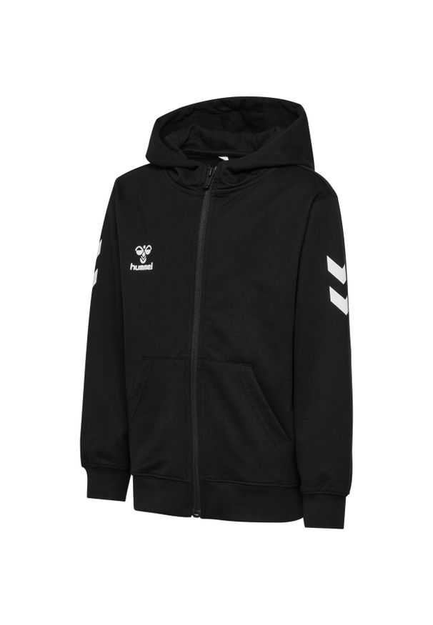 Dziecięca bluza z kapturem zapinana na zamek Hummel 2.0 Chevron. Typ kołnierza: kaptur. Kolor: czarny