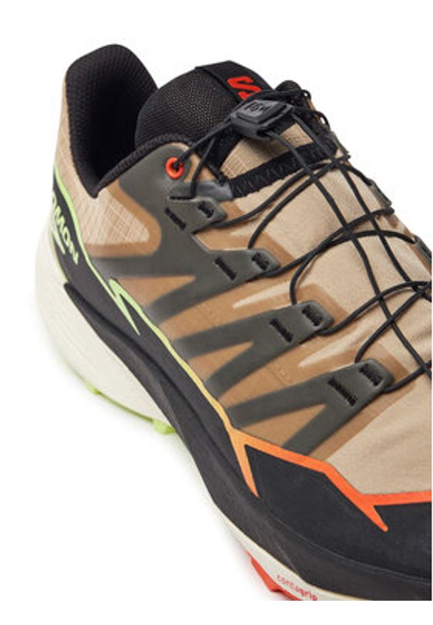 salomon - Salomon Buty do biegania Thundercross L47688400 Brązowy. Kolor: brązowy. Materiał: materiał