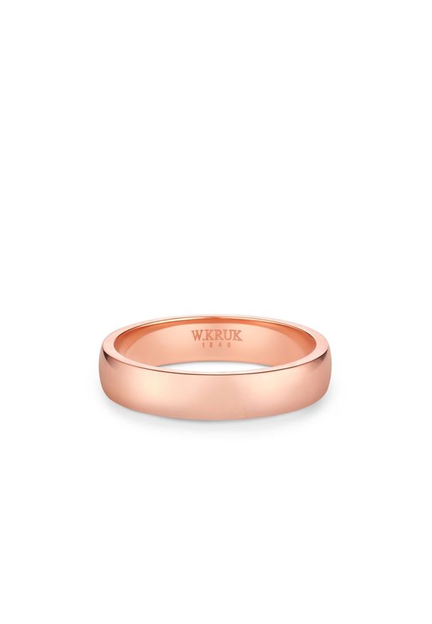 W.KRUK PROMOCJA Obrączka Złota - Grawer GRATIS - złoto 585 - ZZK/O_47R42G. Materiał: złote. Kolor: złoty. Wzór: gładki