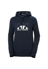 Bluza z kapturem dla kobiet Helly Hansen Nord graphic. Typ kołnierza: kaptur. Kolor: niebieski #1