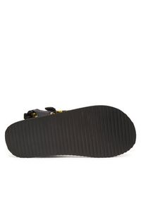 Versace Jeans Couture Sandały 78YA3S7B Czarny. Kolor: czarny. Materiał: materiał #5