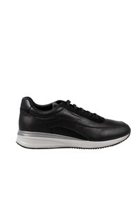Geox Sneakersy "Dennie" | U920GA 00085 | Mężczyzna | Czarny. Kolor: czarny. Materiał: skóra ekologiczna. Wzór: aplikacja #5