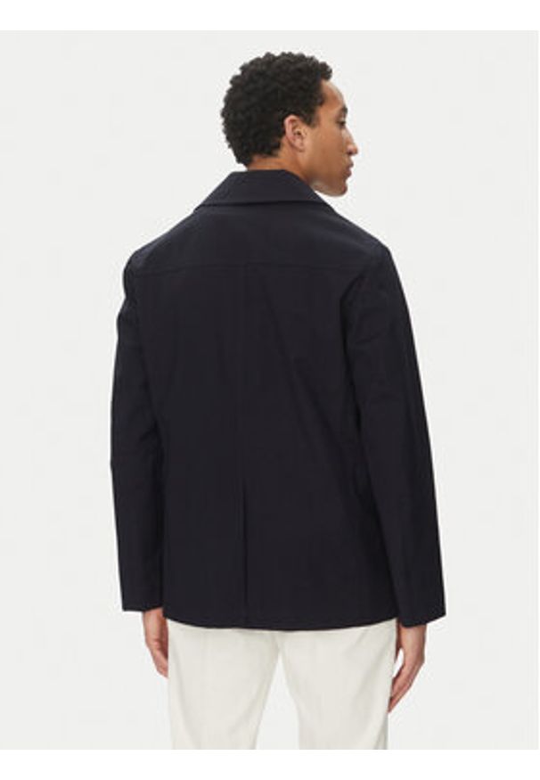 Liu Jo Płaszcz QA5245 E1003 Granatowy Regular Fit. Kolor: niebieski. Materiał: syntetyk