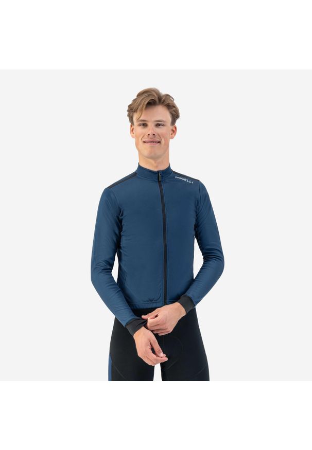 ROGELLI - Dżersej z długim rękawem Rogelli Core. Kolor: niebieski. Materiał: jersey. Długość rękawa: długi rękaw. Długość: długie. Sport: kolarstwo