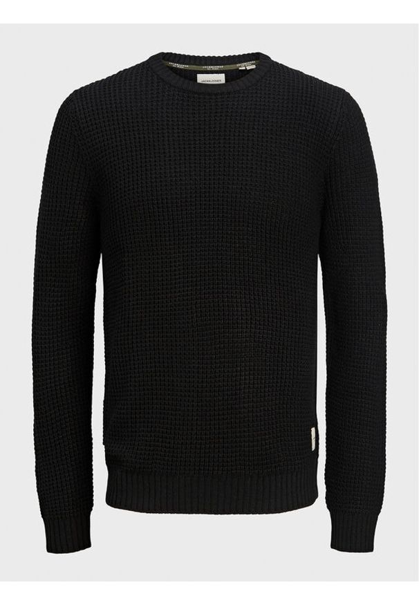 Jack & Jones - Jack&Jones Sweter Nick 12211275 Czarny Regular Fit. Kolor: czarny. Materiał: syntetyk