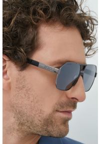 DSQUARED2 okulary przeciwsłoneczne męskie kolor czarny. Kolor: czarny #2