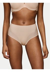 Triumph Figi klasyczne z wysokim stanem Make Up Illusion 10224802 Beżowy. Stan: podwyższony. Kolor: beżowy. Materiał: syntetyk #1