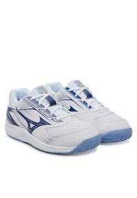 Mizuno Buty halowe Cyclone Speed 5 V1GA2580 Biały. Kolor: biały. Materiał: materiał