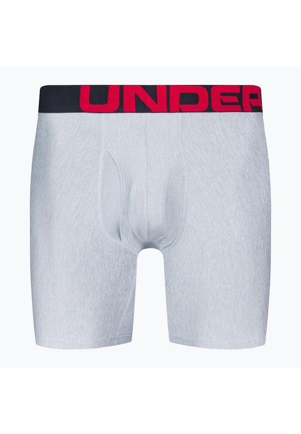 Bokserki męskie Under Armour UA Tech 6 In 2 szt.. Kolor: szary