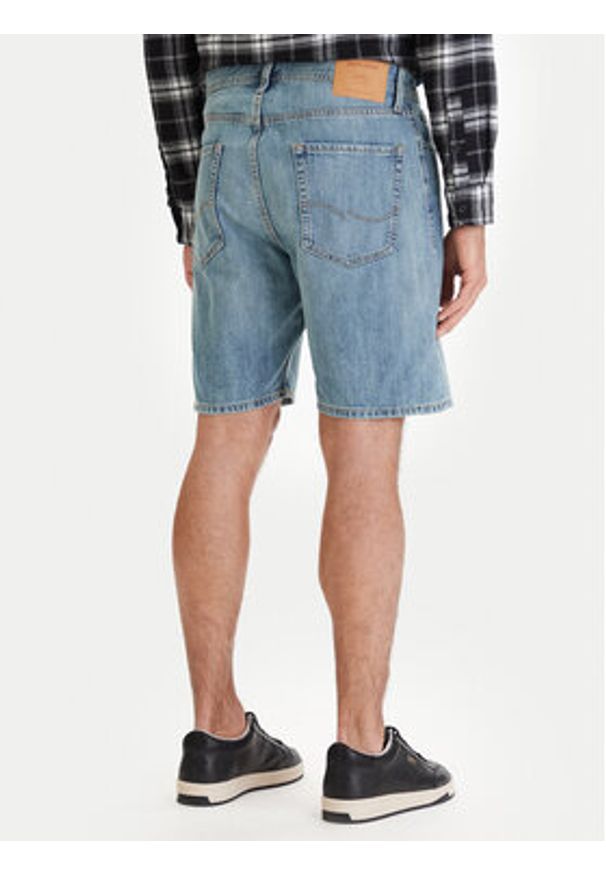 Jack & Jones Szorty jeansowe Tony Original 12290116 Niebieski Regular Fit. Kolor: niebieski. Materiał: bawełna