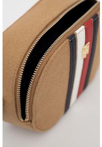 TOMMY HILFIGER - Tommy Hilfiger torebka kolor beżowy. Kolor: beżowy. Rodzaj torebki: na ramię #5
