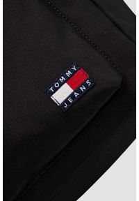Tommy Jeans - TOMMY JEANS Pojemny czarny plecak. Kolor: czarny. Materiał: poliester #5