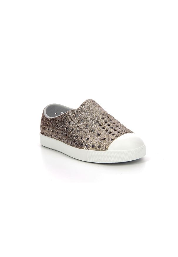 Native Shoes - Buty miejskie dziecięce NATIVE JEFFERSON BLING JUNIOR. Kolor: brązowy. Sport: turystyka piesza