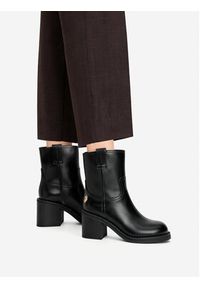 U.S. Polo Assn. Botki EO-KATIA001W/EY1 Czarny. Kolor: czarny. Materiał: materiał #8