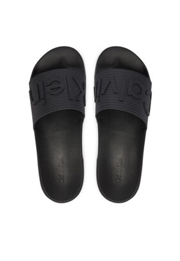 Calvin Klein Klapki Nemo HM0HM02113 Czarny. Kolor: czarny. Materiał: syntetyk