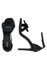 DeeZee Sandały EA6554-109 Czarny. Kolor: czarny. Materiał: materiał #3