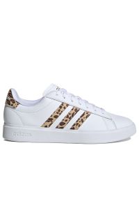 Adidas - Buty damskie adidas Grand Court 2.0 ID2994 - białe. Zapięcie: sznurówki. Kolor: biały. Materiał: syntetyk, guma, skóra. Szerokość cholewki: normalna. Model: Adidas Cloudfoam #1