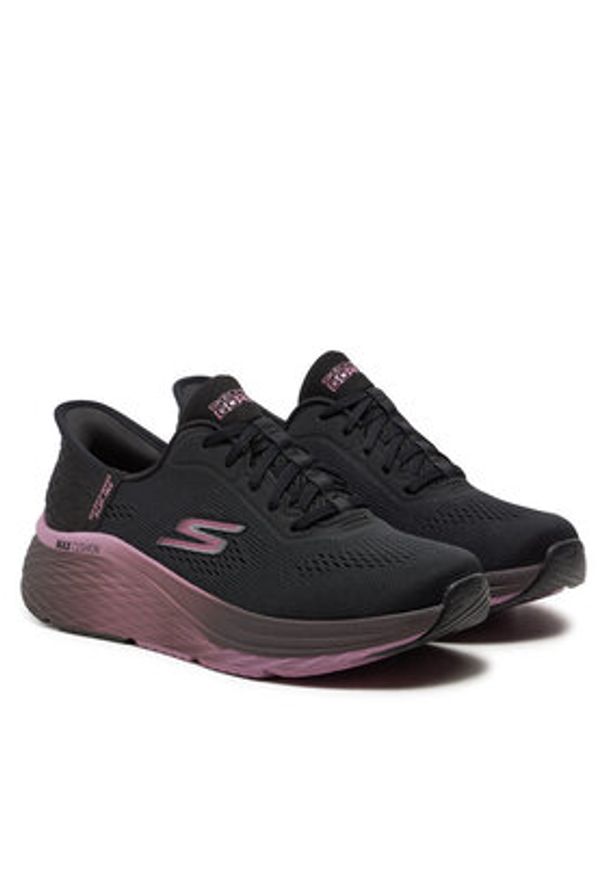 skechers - Skechers Buty do biegania Max Cushioning Elite 2.0 129626 BKMV Czarny. Kolor: czarny. Materiał: materiał